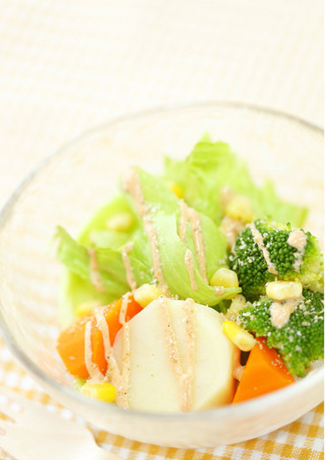 サラダ 温 野菜 忙しい朝にお役立ち！レンジで簡単作り置き「温野菜サラダ」